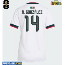 Mexiko Armando Gonzalez #14 Auswärtstrikot Frauen WM 2026 Kurzarm